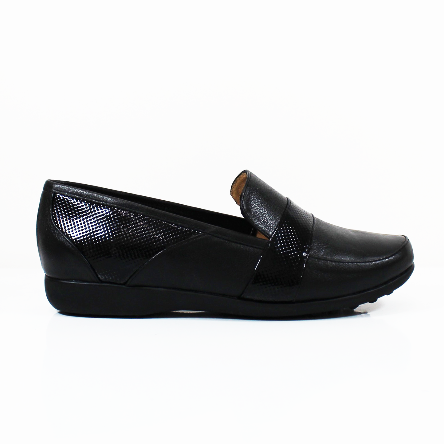 Zapato Confort Casual Negro Piel de Dama CAPRICHO